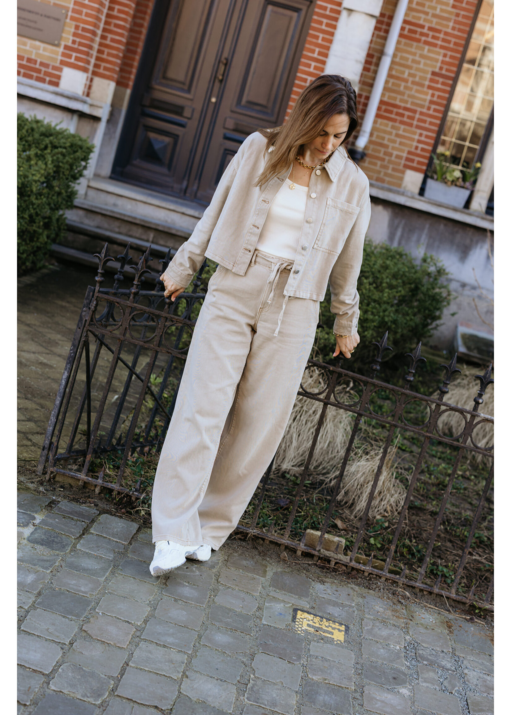 MOSS CPH MSCH LIO SHIRT SAND WASH