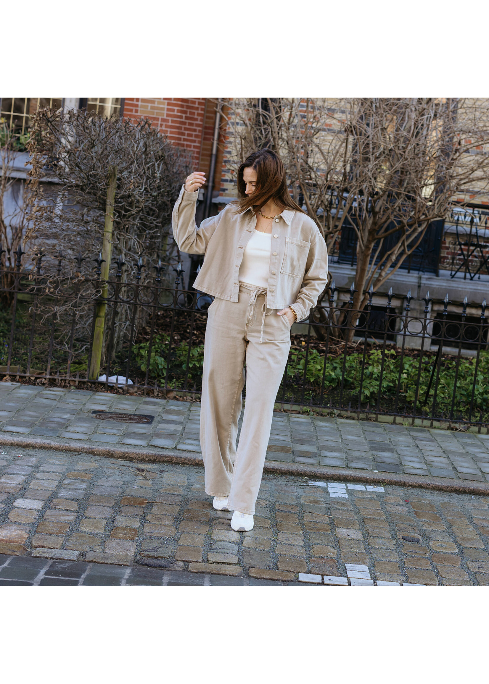 MOSS CPH MSCH LIO SHIRT SAND WASH