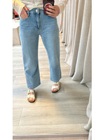 PULZ PZ JADA HW CROPPED JEANS STRAIGHT