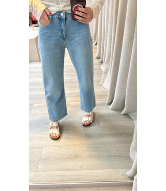 PULZ PZ JADA HW CROPPED JEANS STRAIGHT