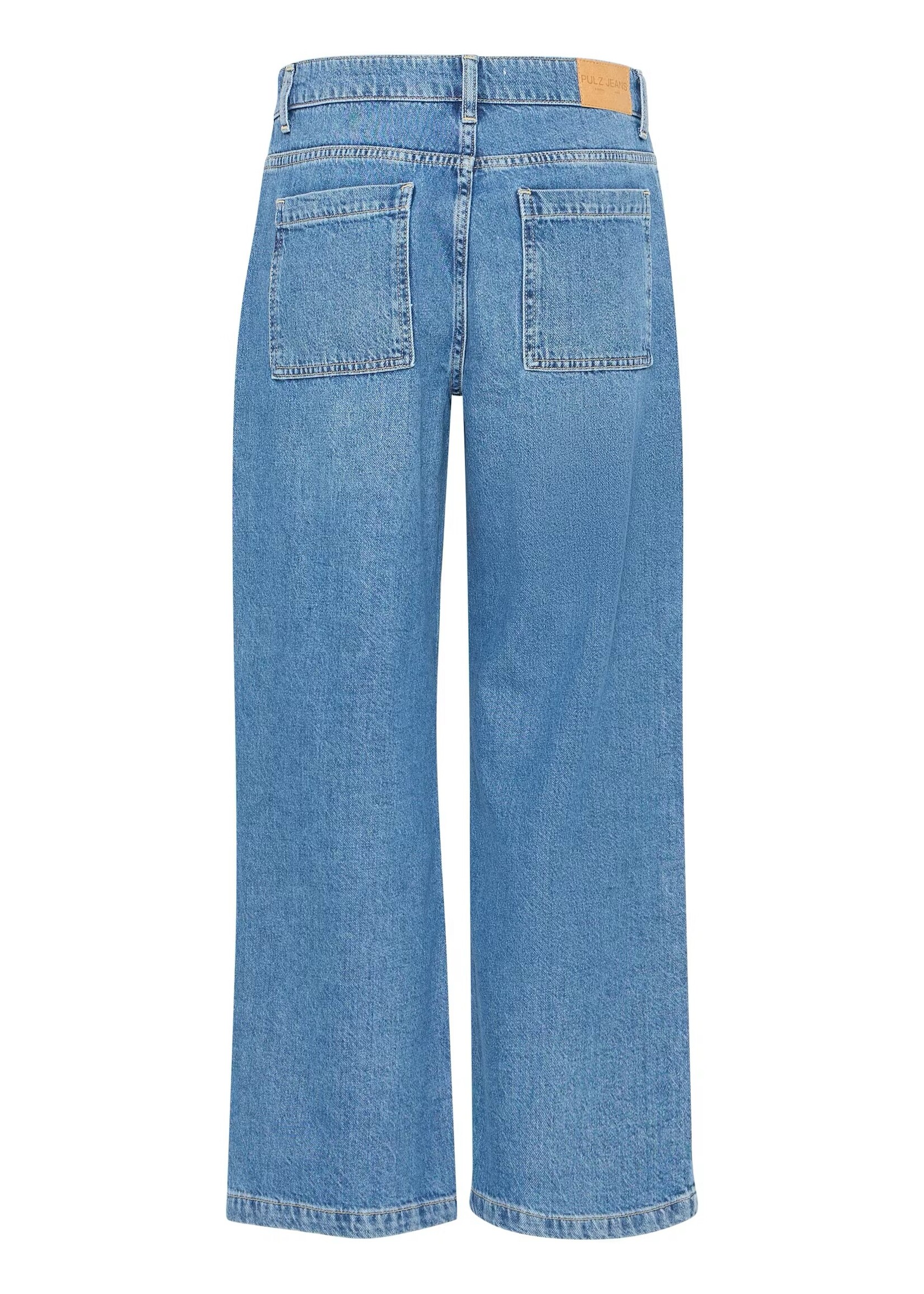 PULZ PZ JADA HW CROPPED JEANS STRAIGHT