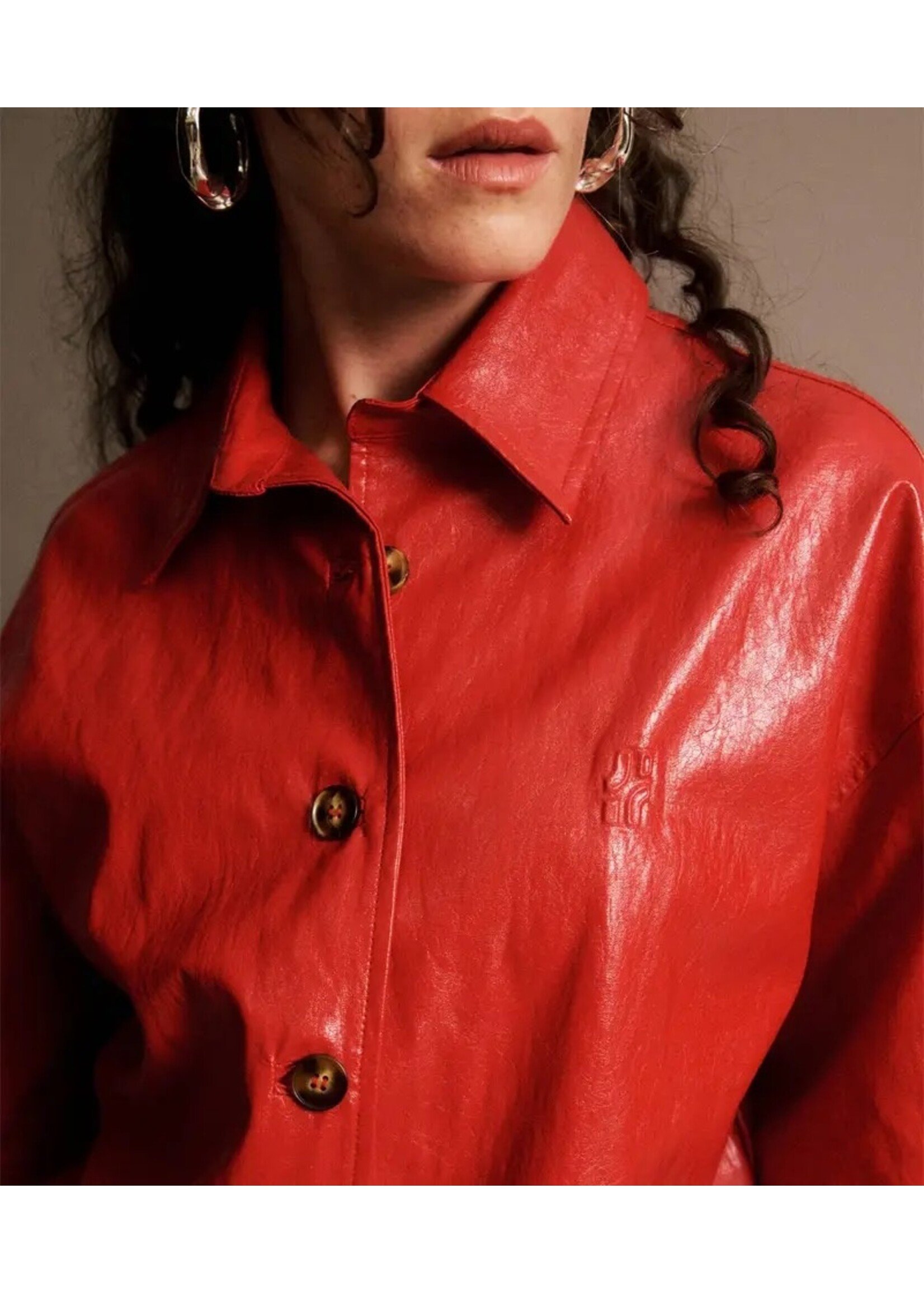 JIJI JI ADRIEN SHIRT ROUGE