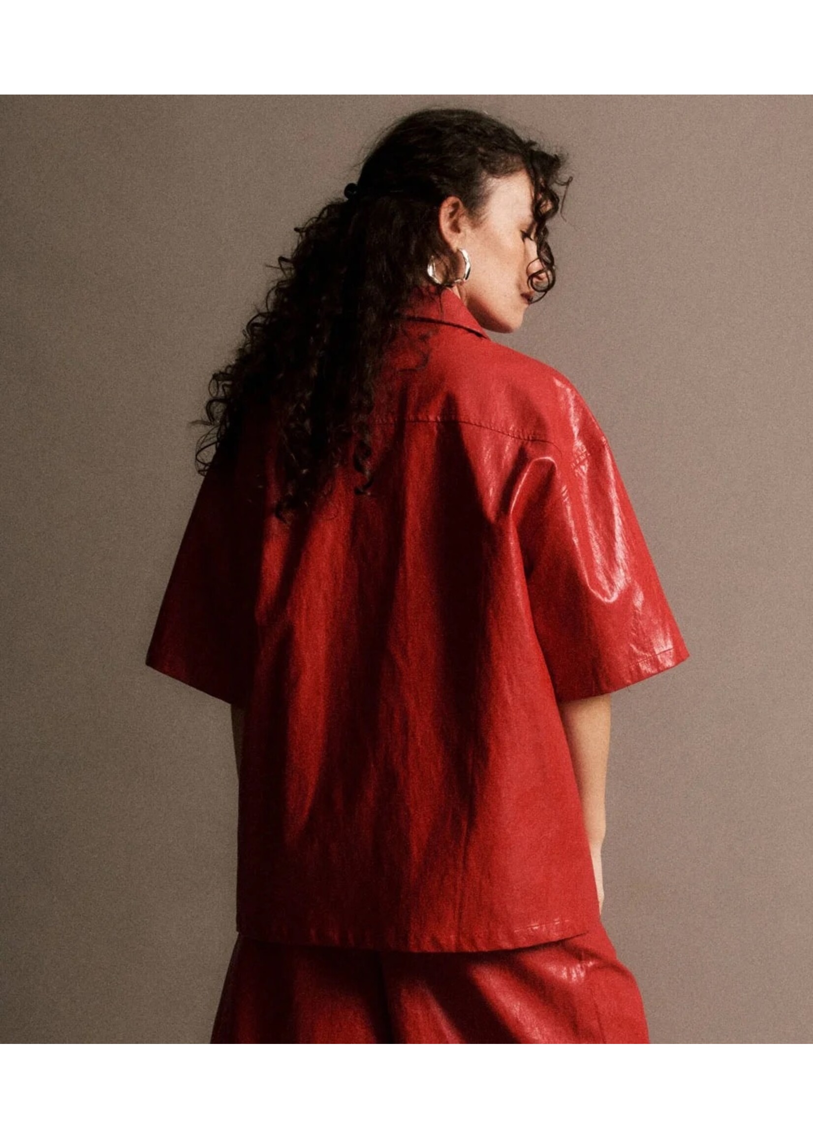 JIJI JI ADRIEN SHIRT ROUGE