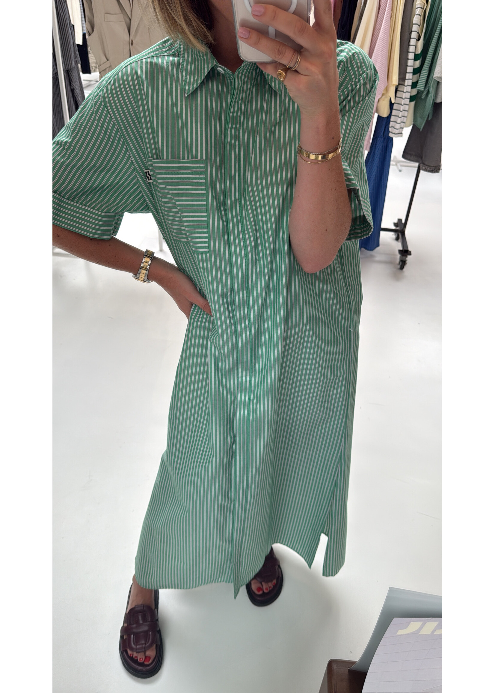 JIJI JI PASCAL DRESS VERT