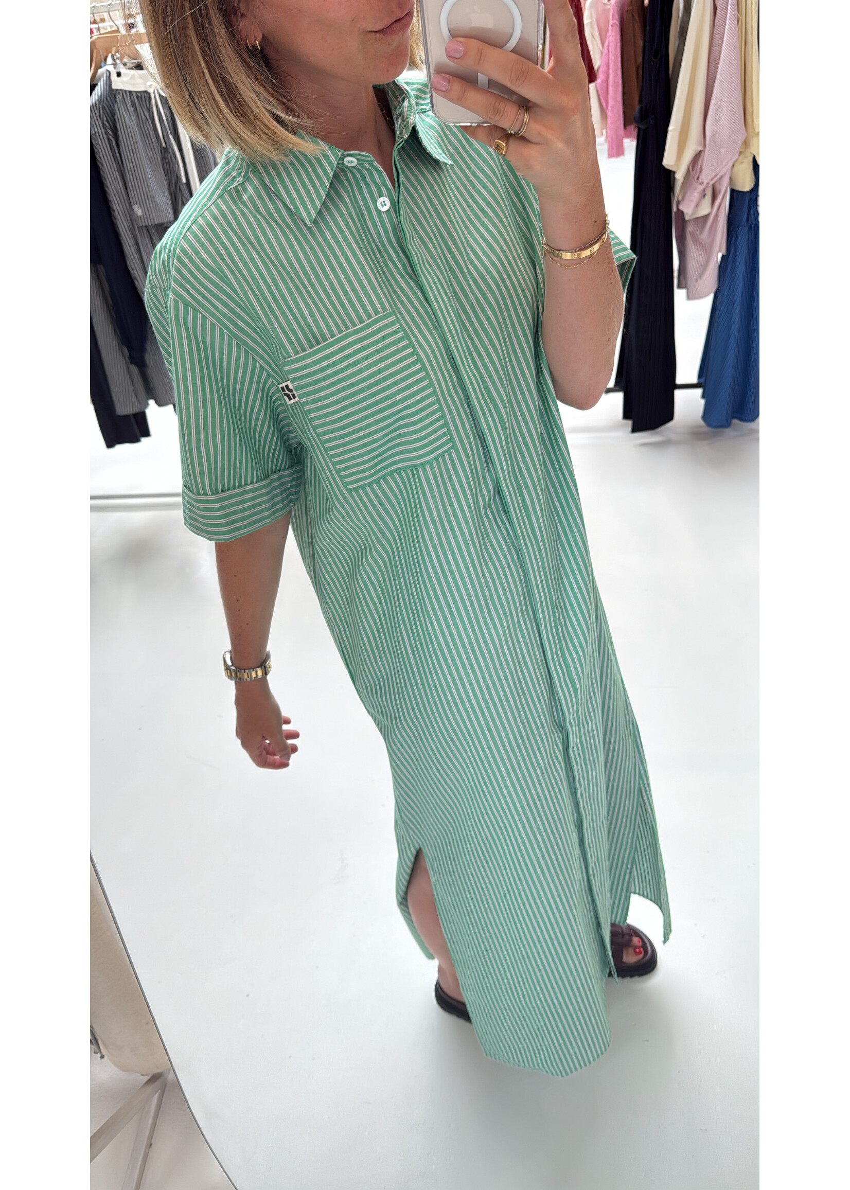 JIJI JI PASCAL DRESS VERT