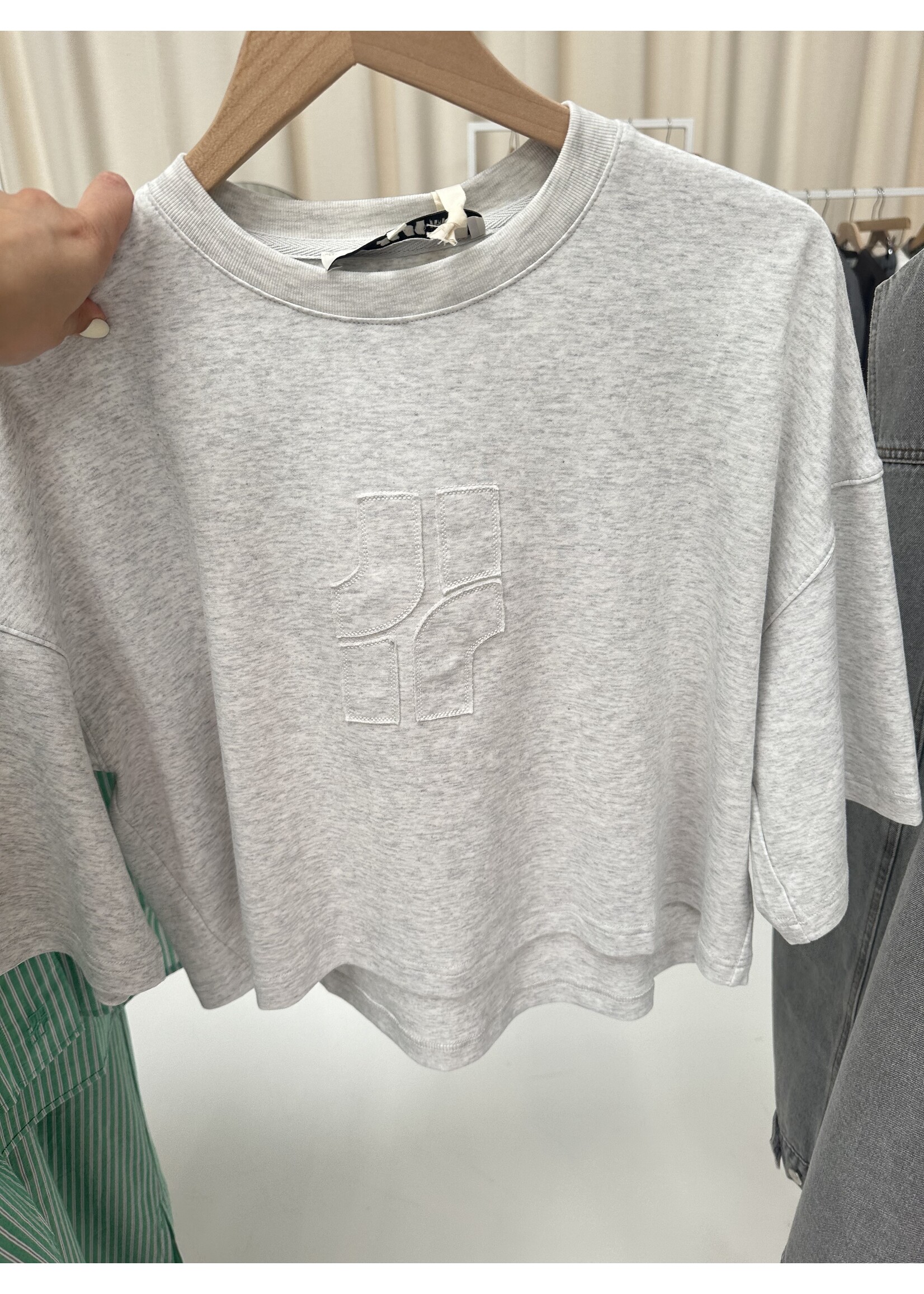 JIJI JI REMI T-SHIRT GRIS CLAIR