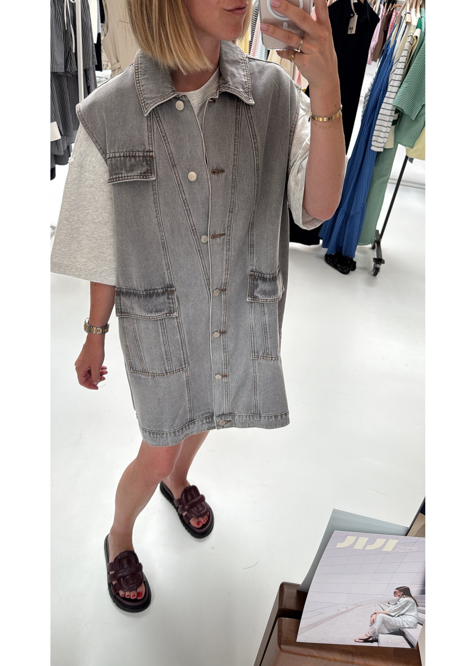 JIJI JI SYLVAIN DRESS GRIS