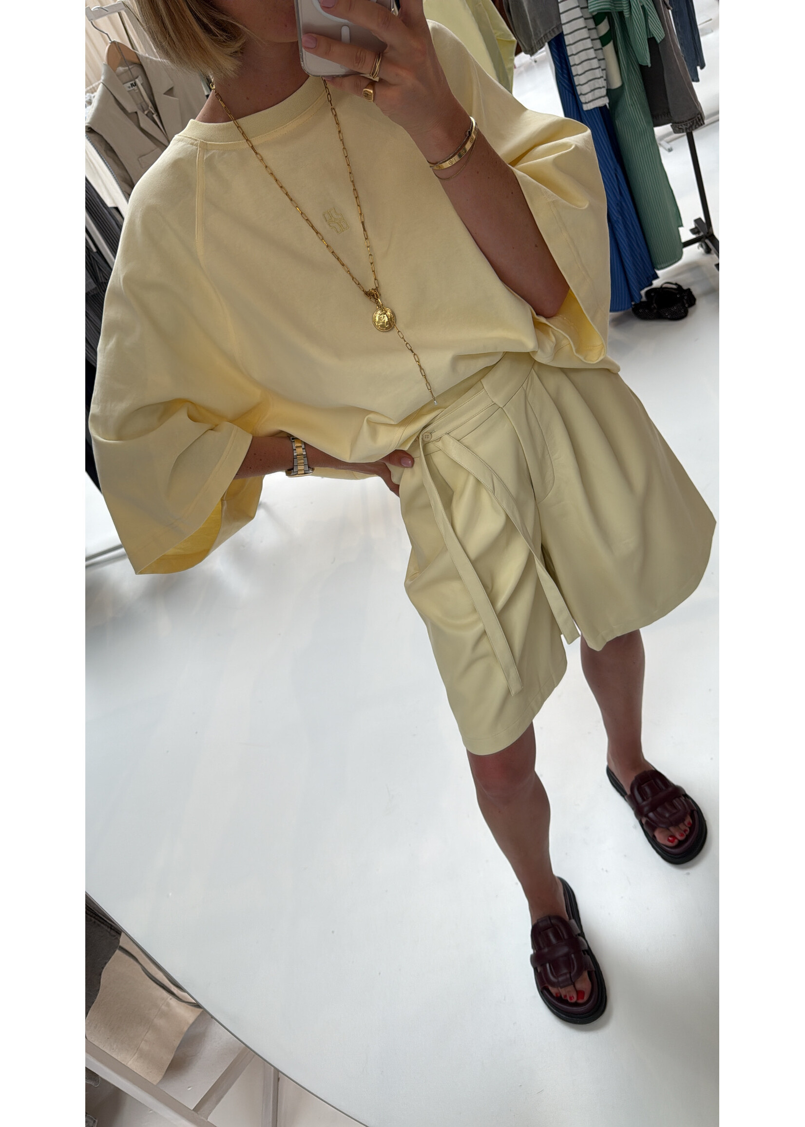 JIJI JI TANGUY SHORT JAUNE PALE