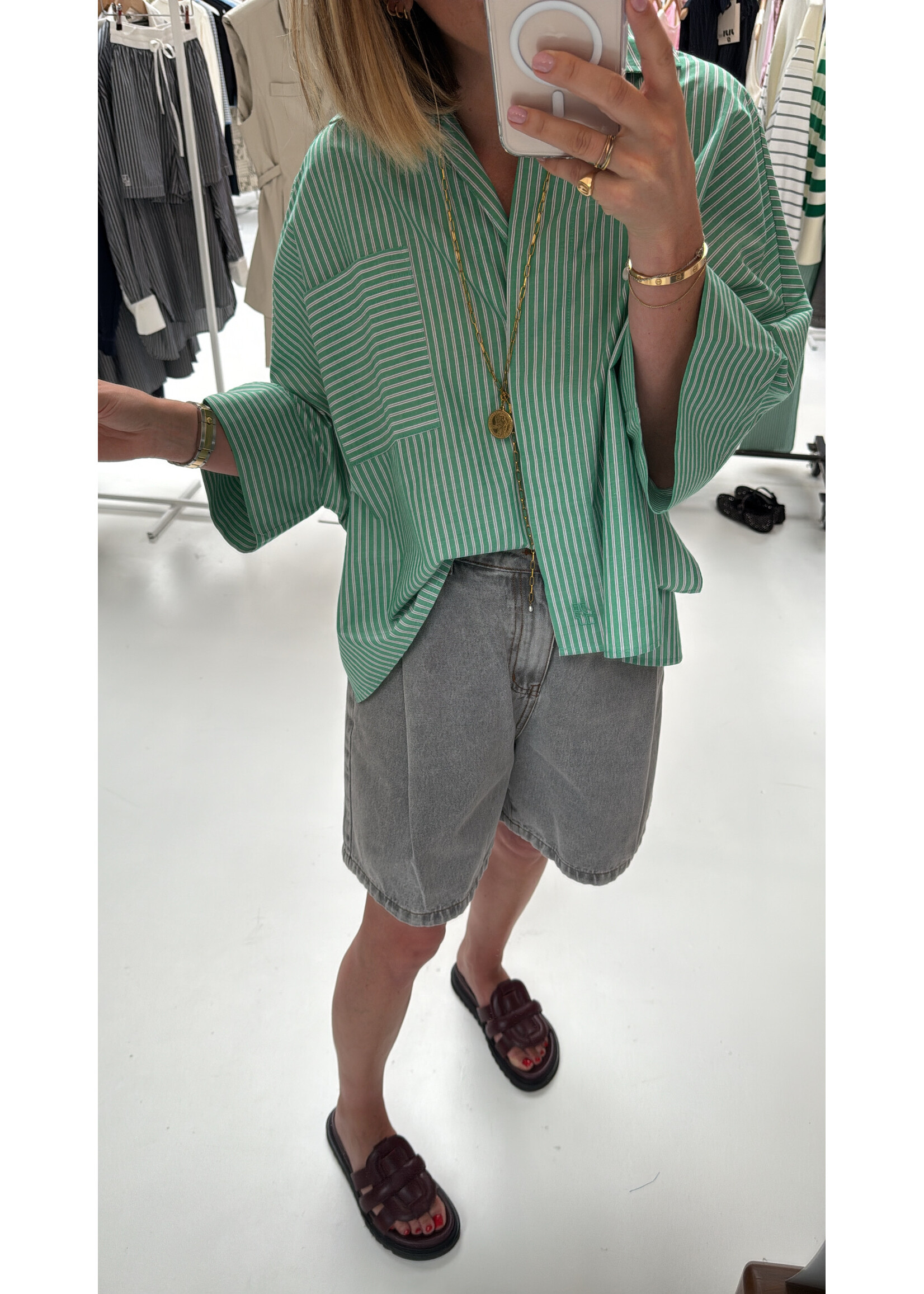 JIJI JI VINCENT BERMUDA GRIS