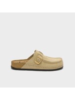 SCHOLL SC BORA MOCCASIN SUE-W F31715 DARK BEIGE