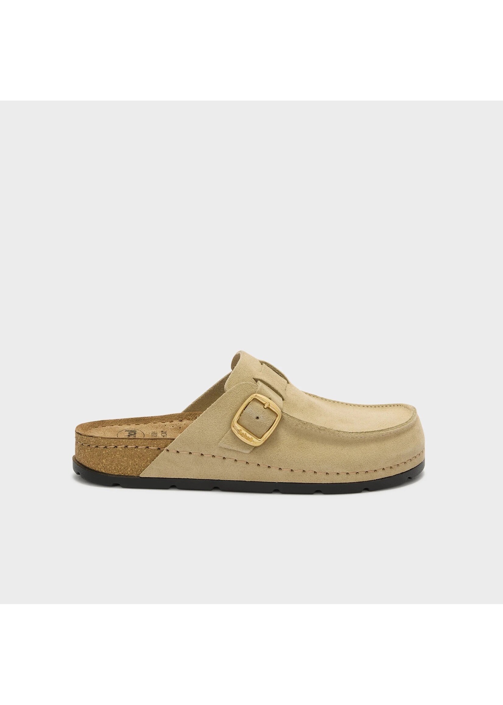 SCHOLL SC BORA MOCCASIN SUE-W F31715 DARK BEIGE