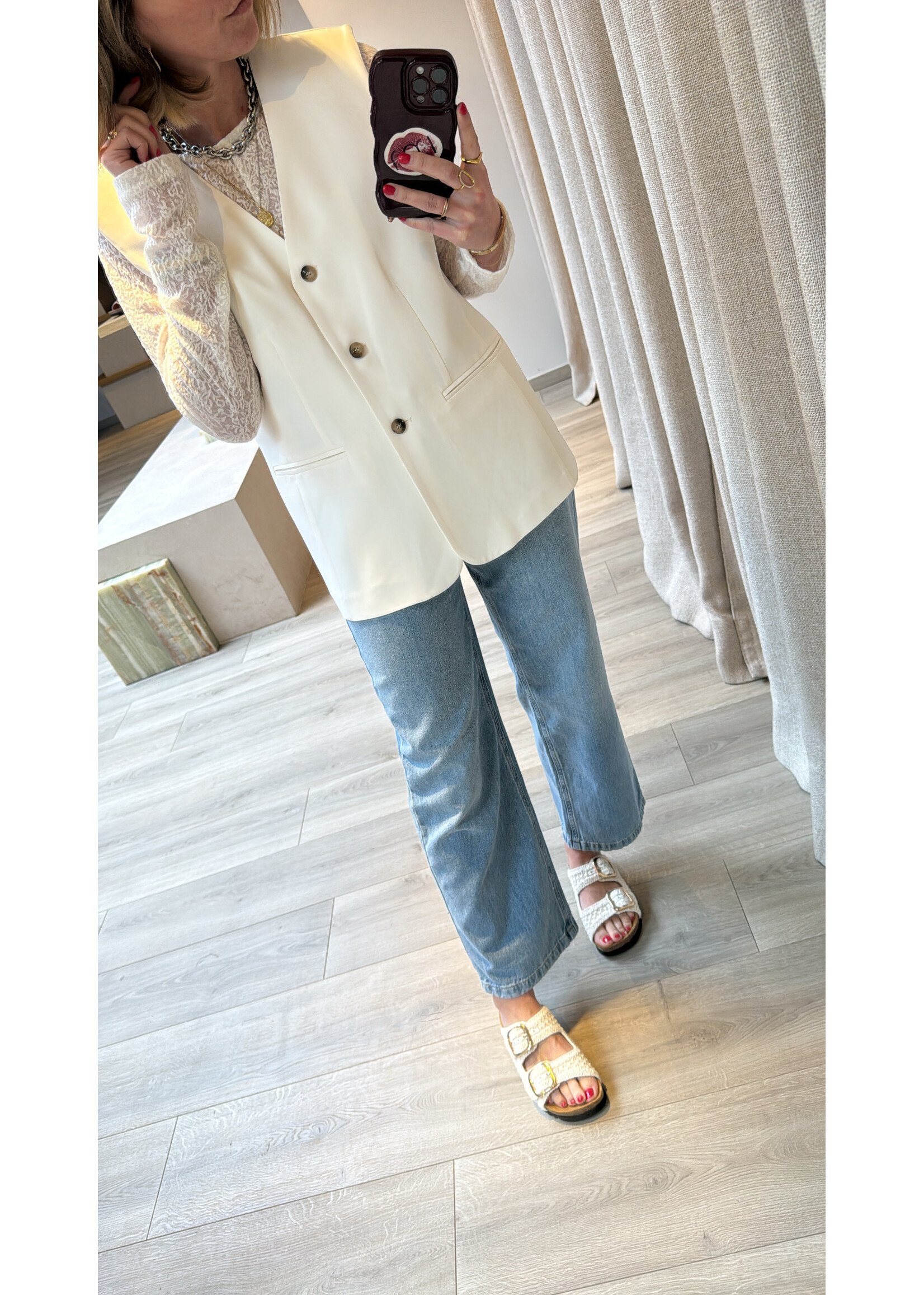 MbyM M-AMBERLY LS T-SHIRT SUGAR