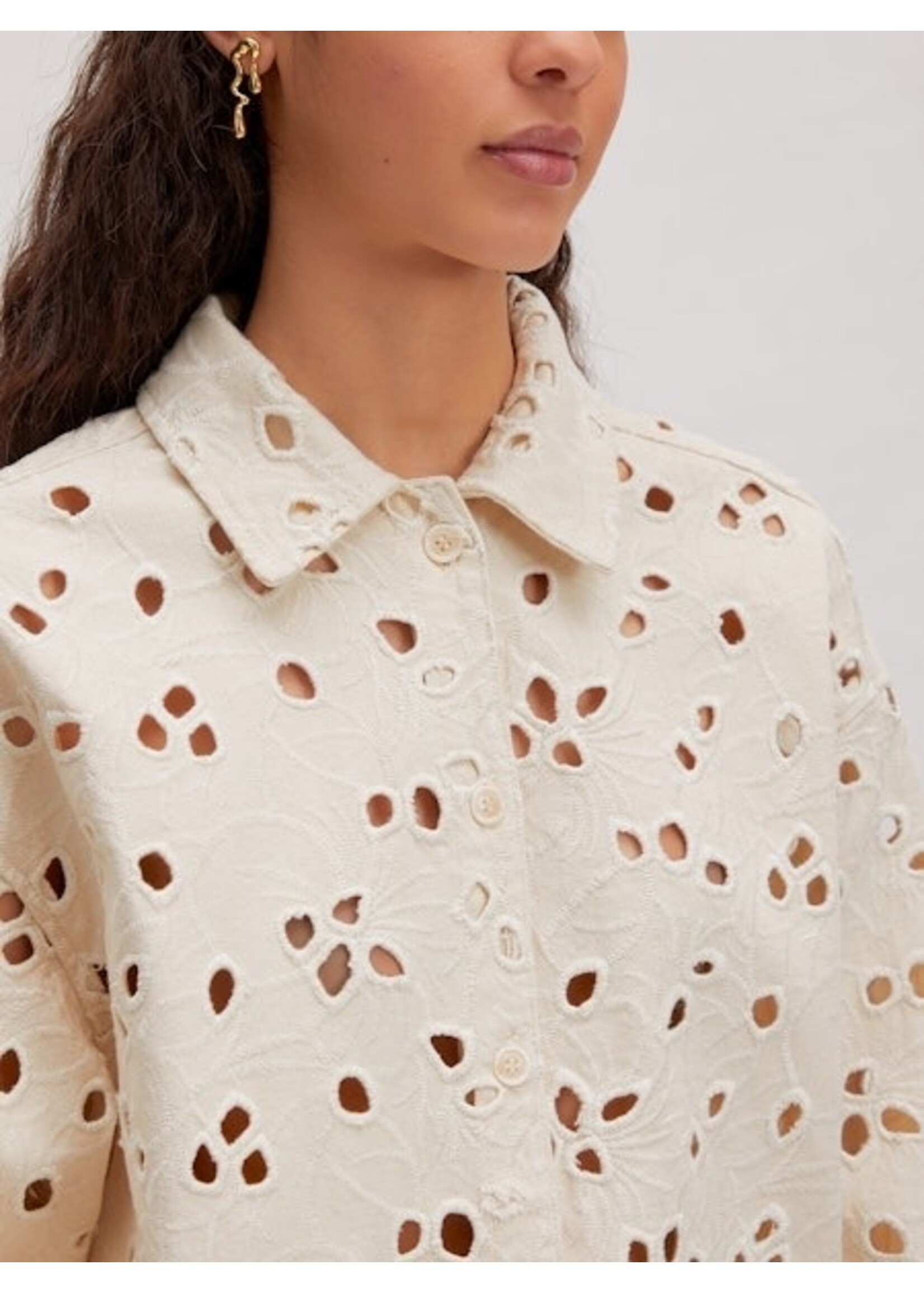 EDITED ED ANISHA SHIRT LS NATUREL BEIGE
