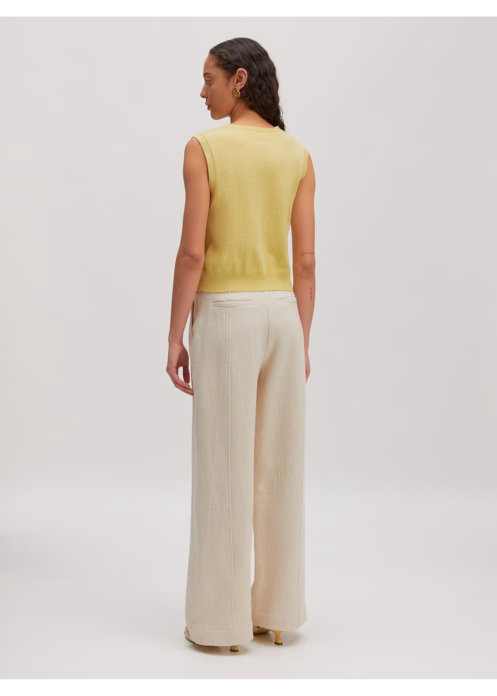 EDITED ED ALISHA SL TOP DUSTY YELLOW