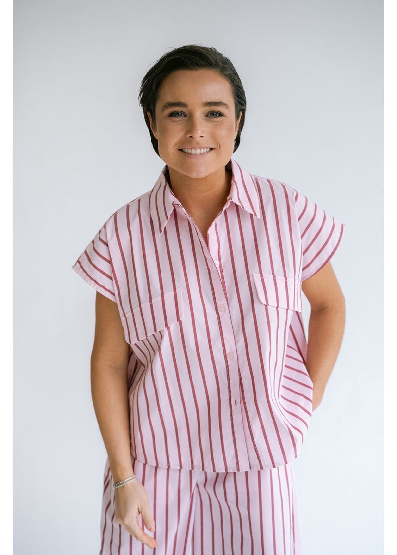 HELD HE PIPPA BLOUSE PINK BORDEAUX