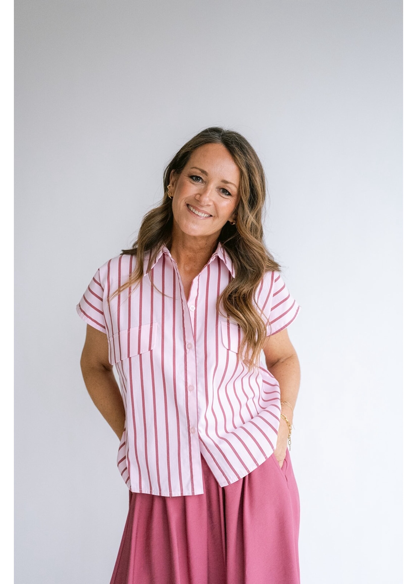 HELD HE PIPPA BLOUSE PINK BORDEAUX