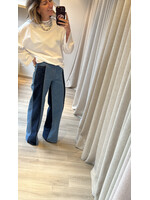LIVTHELABEL LTL JOEY DENIM PANTS TWO COLOR BLUE