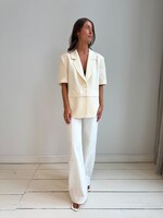 LIVTHELABEL LTL SIENNA  SS BLAZER BUTTERCREAM