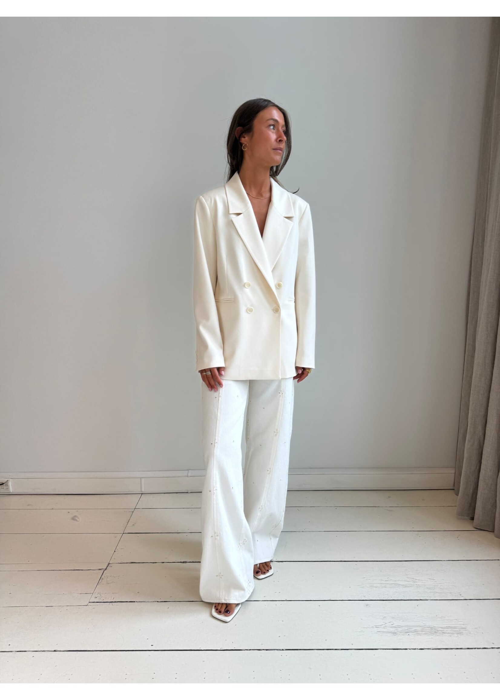 LIVTHELABEL LTL INDY BLAZER BUTTERCREAM