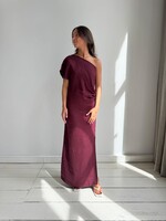 LIVTHELABEL LTL SASHA HALF SHOULDER DRESS