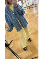 EDITED ED BEXLEY SHIRT LS BLUE DENIM STRIPE