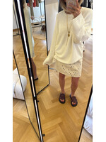 EDITED ED JOSIE DENIM SKIRT NATURAL BEIGE