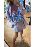 STIEGLITZ ST CLAUDIA OVERSIZED T-SHIRT PURPLE