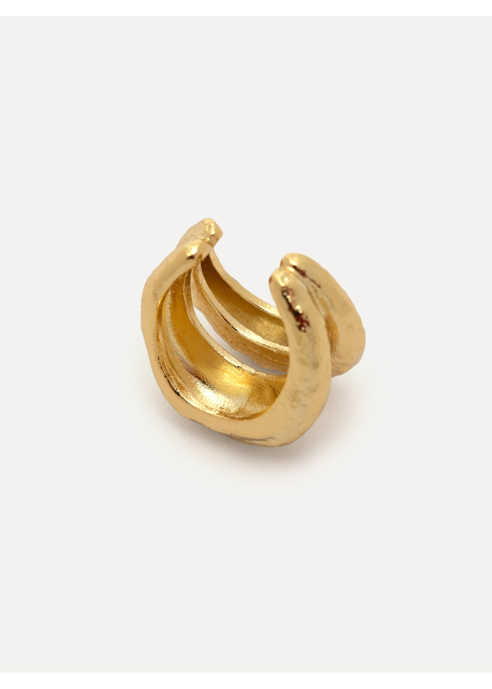 LES SOEURS LS EARCUFF JUNE DOUBLE GOUD