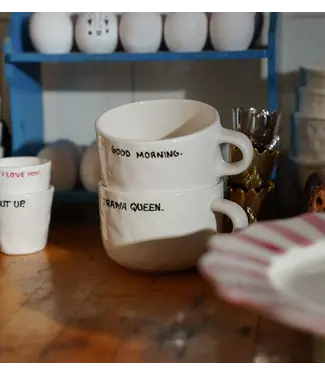 Anna+Nina A+N CAPPUCINO MUG DRAMA QUEEN