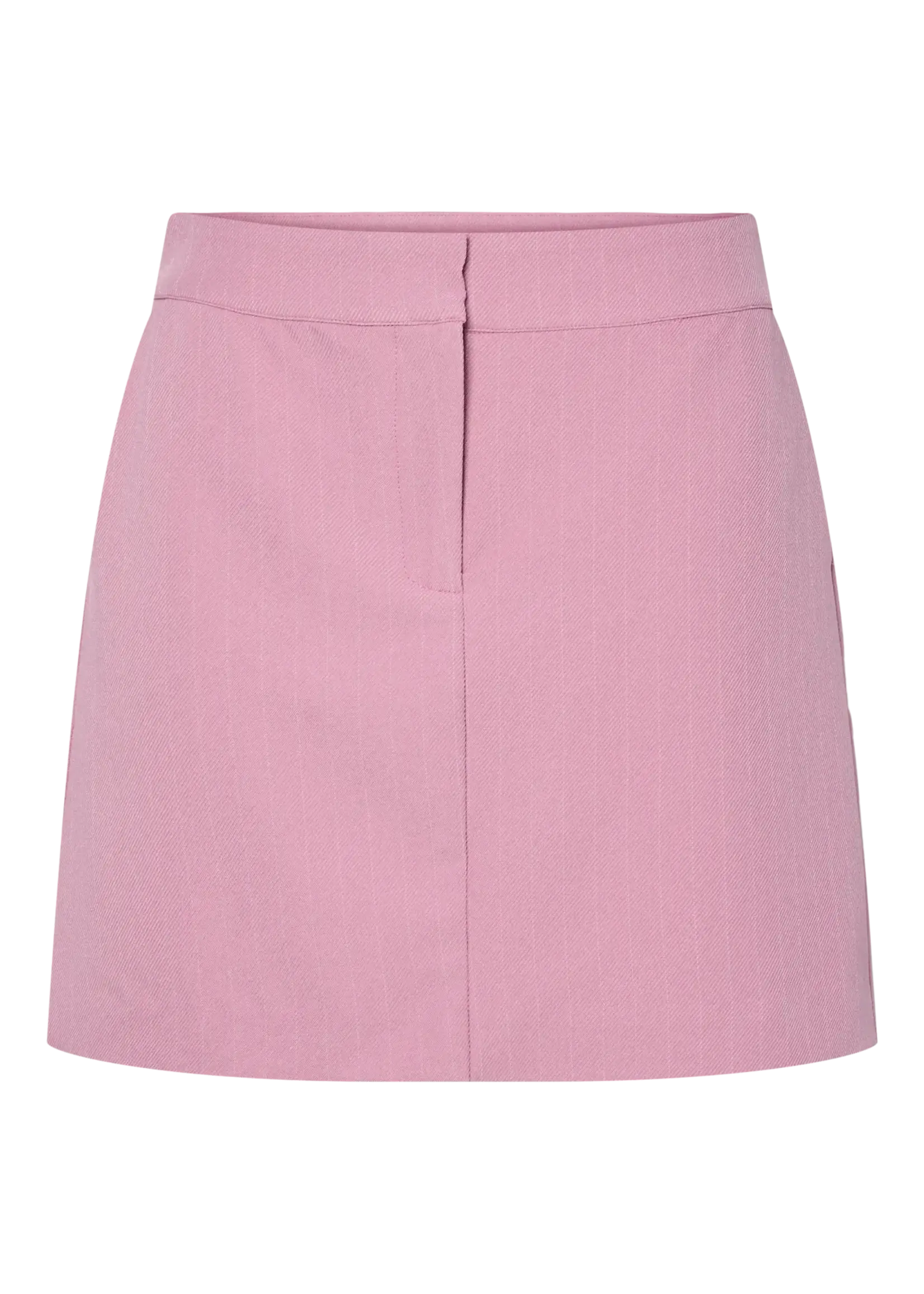 YAS YASTUMLA HW SHORT SKIRT MOONLITE MAUVE/WHITE
