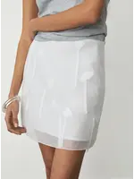 LAAGAM LA ISABELLA SHORT SKIRT WHITE