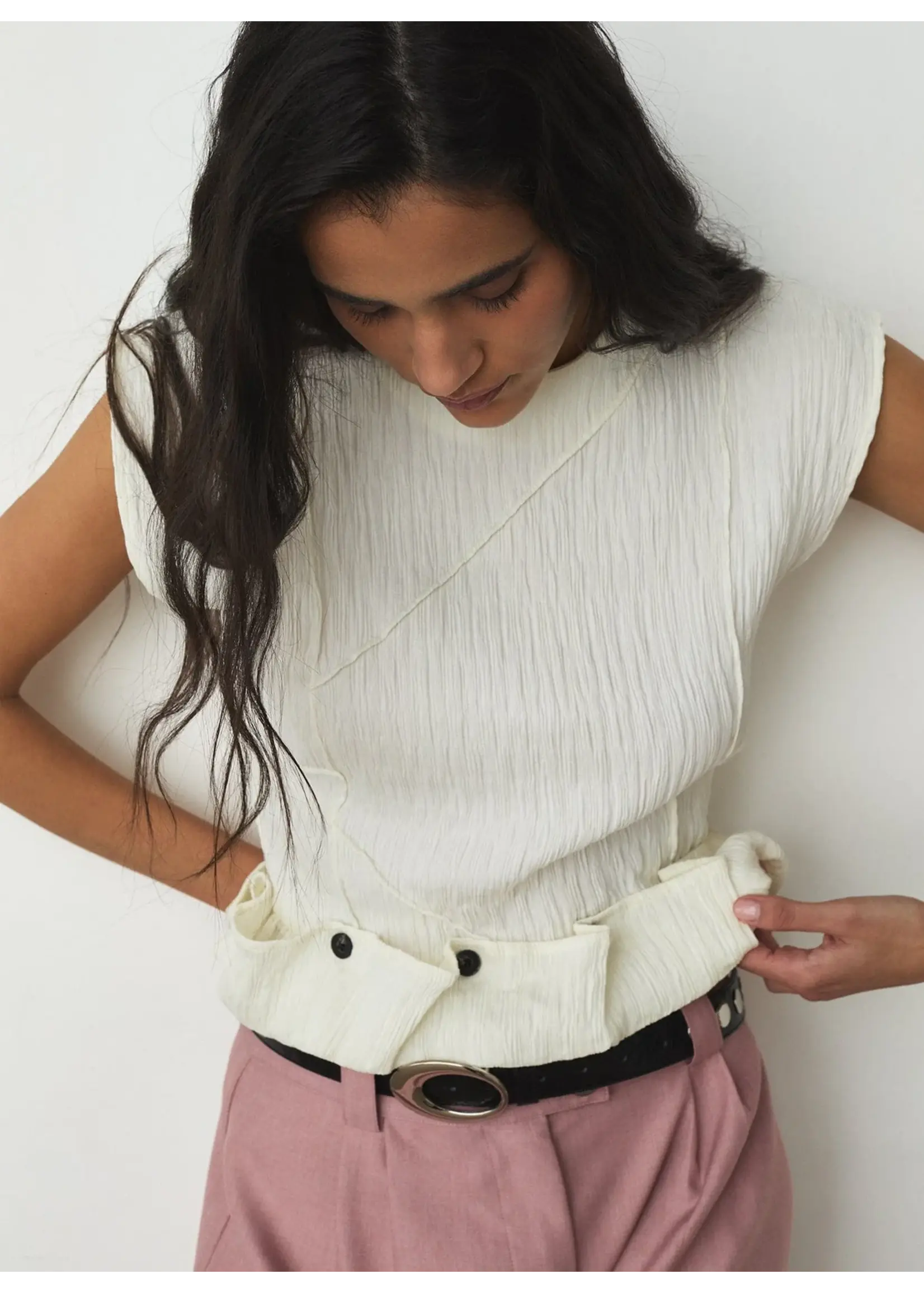 LAAGAM LA ZANIA TOP ECRU