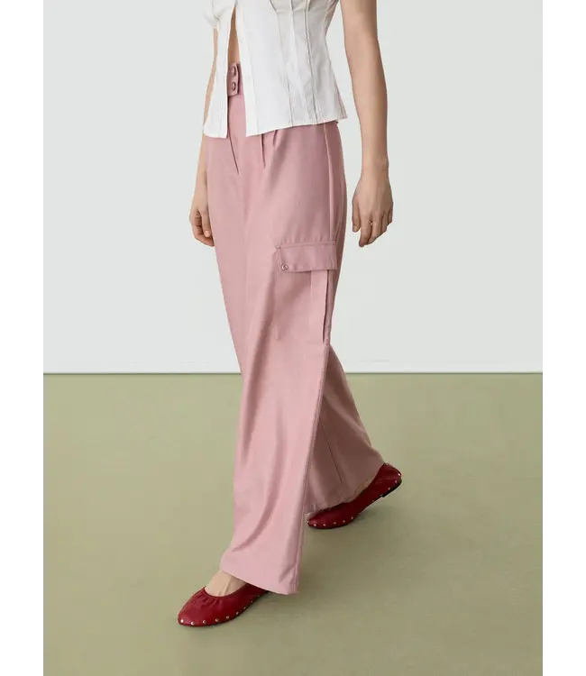 LAAGAM LA TIRSA CARGO PANTS PINK