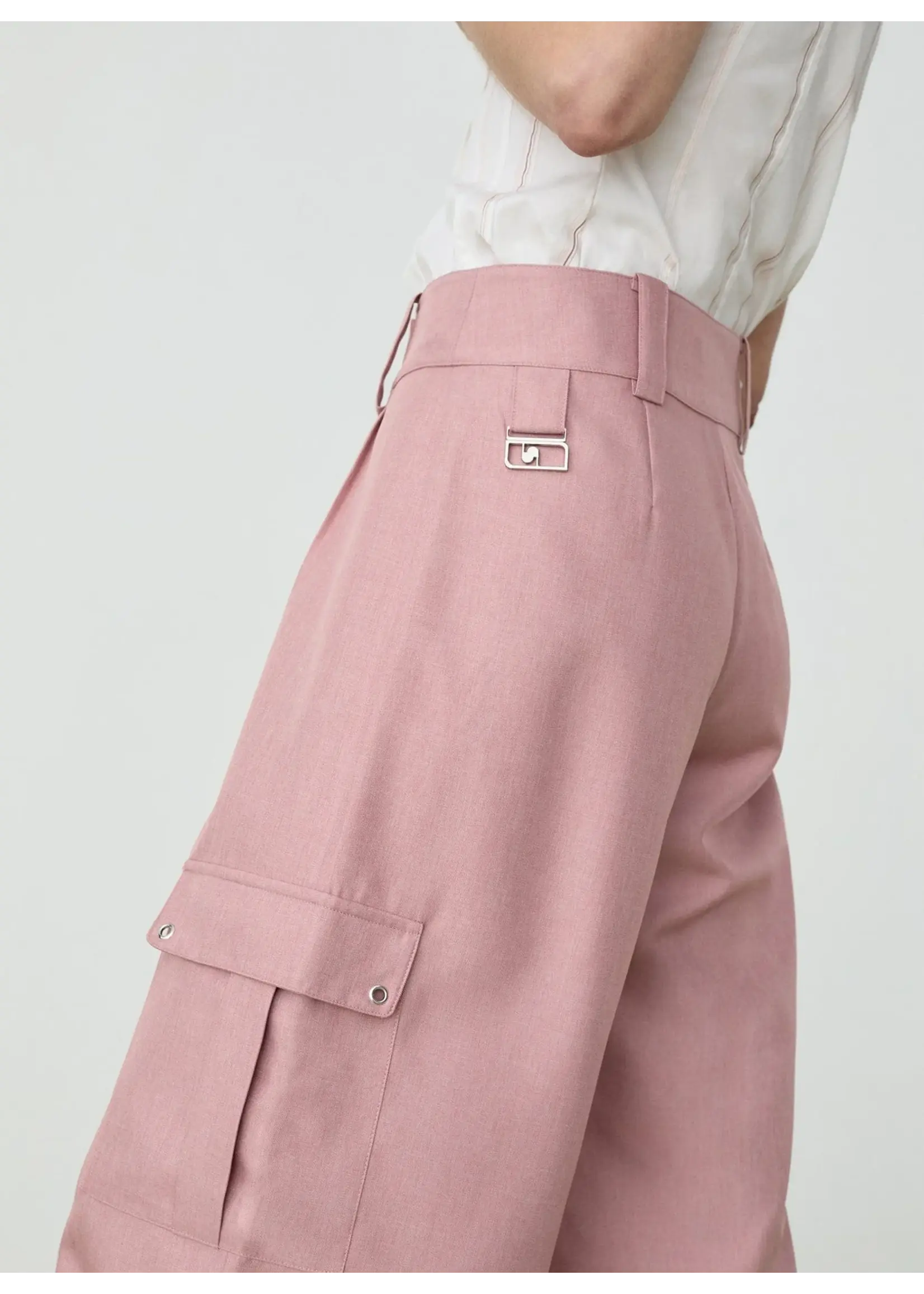 LAAGAM LA TIRSA CARGO PANTS PINK
