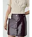LAAGAM LA LENA SHORT SKIRT PLUM