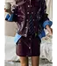 LAAGAM LA LENA SHORT SKIRT PLUM