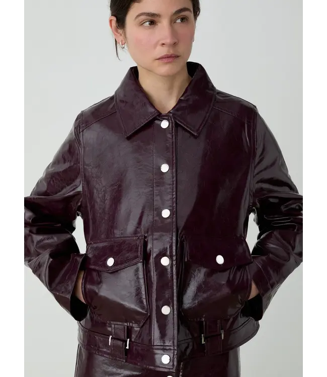 LAAGAM LA BRUNA JACKET PLUM