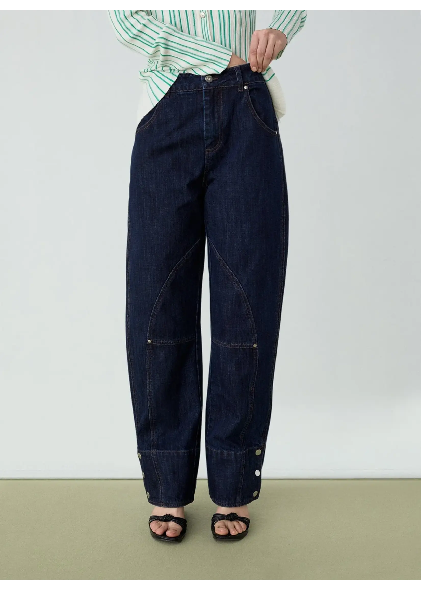 LAAGAM LA NOHO DENIM BARREL JEANS