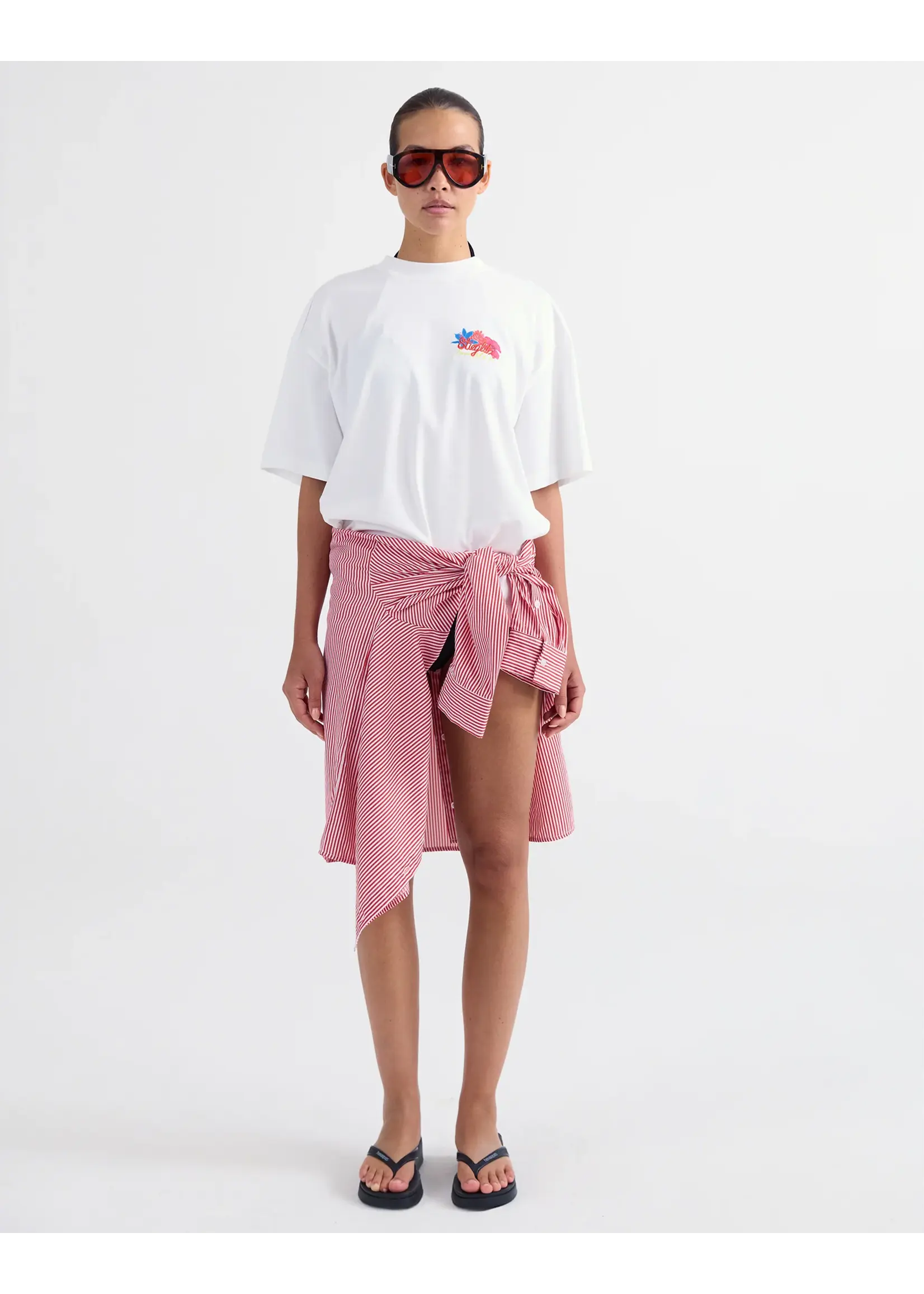 STIEGLITZ ST DORIS OVERSIZED T-SHIRT WHITE