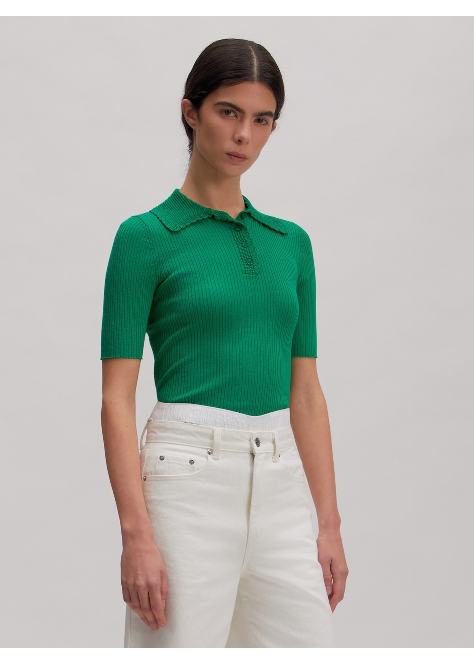 EDITED ED CHARLIE KNIT POLO SS JELLY BEAN