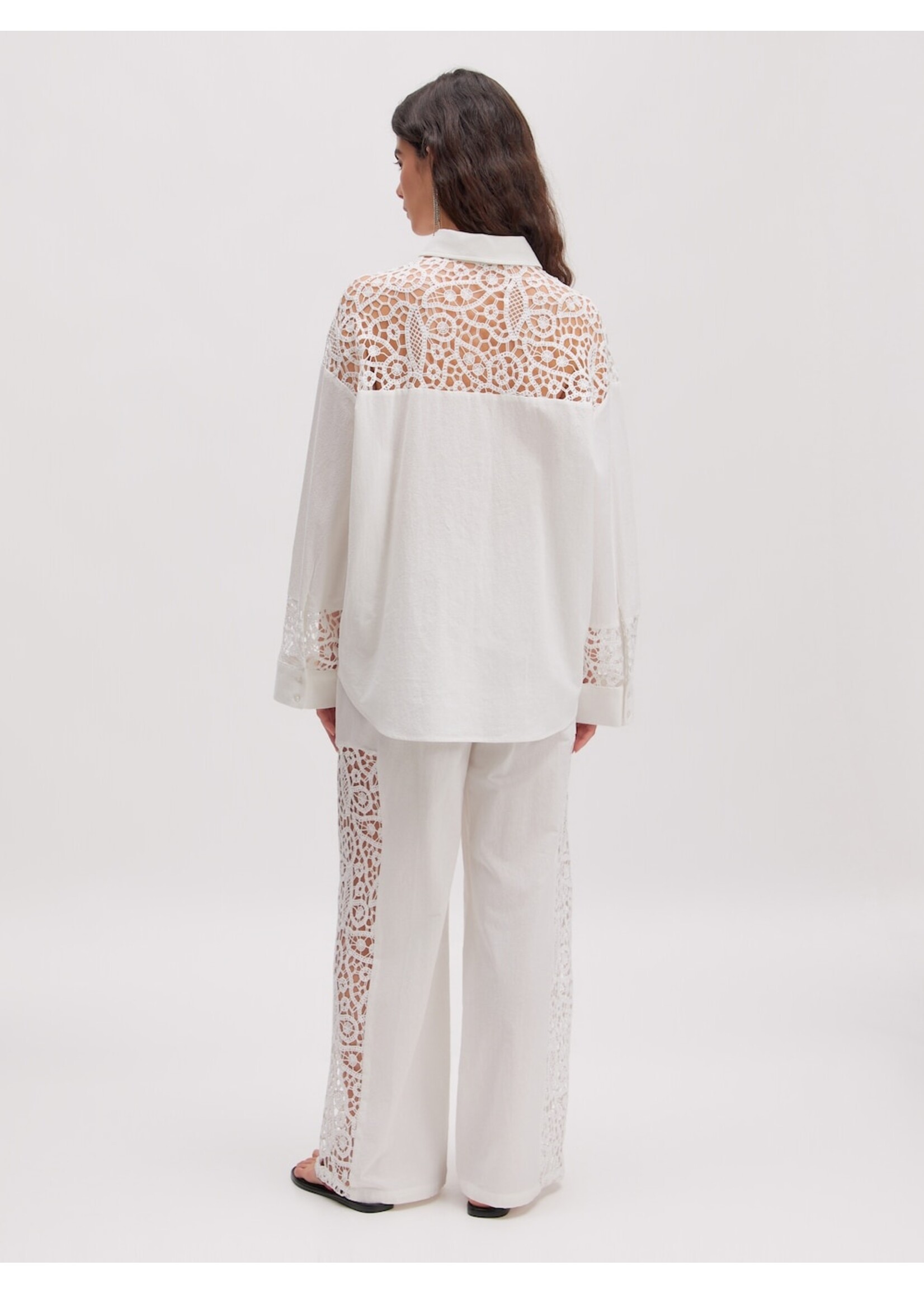 EDITED ED ORANIA LS SHIRT WHITE