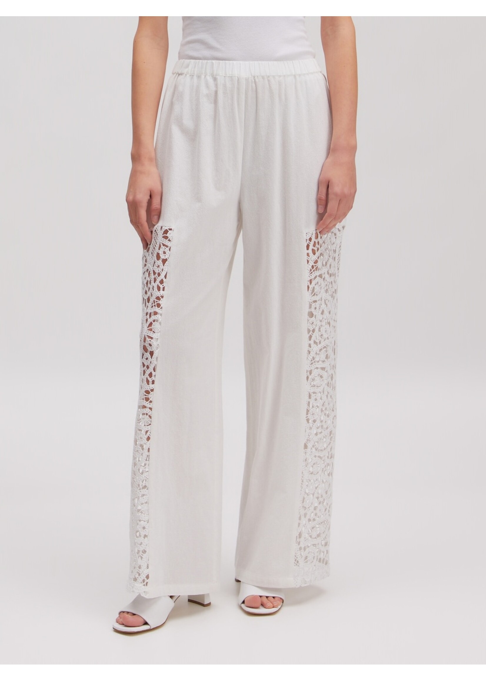 EDITED ED MALU TROUSERS WHITE