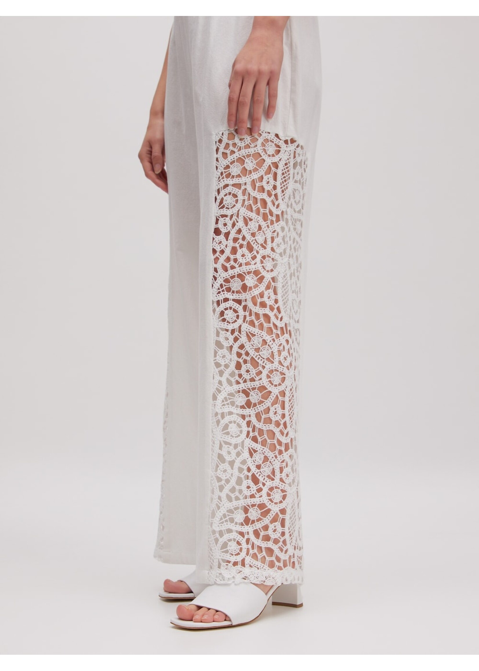 EDITED ED MALU TROUSERS WHITE