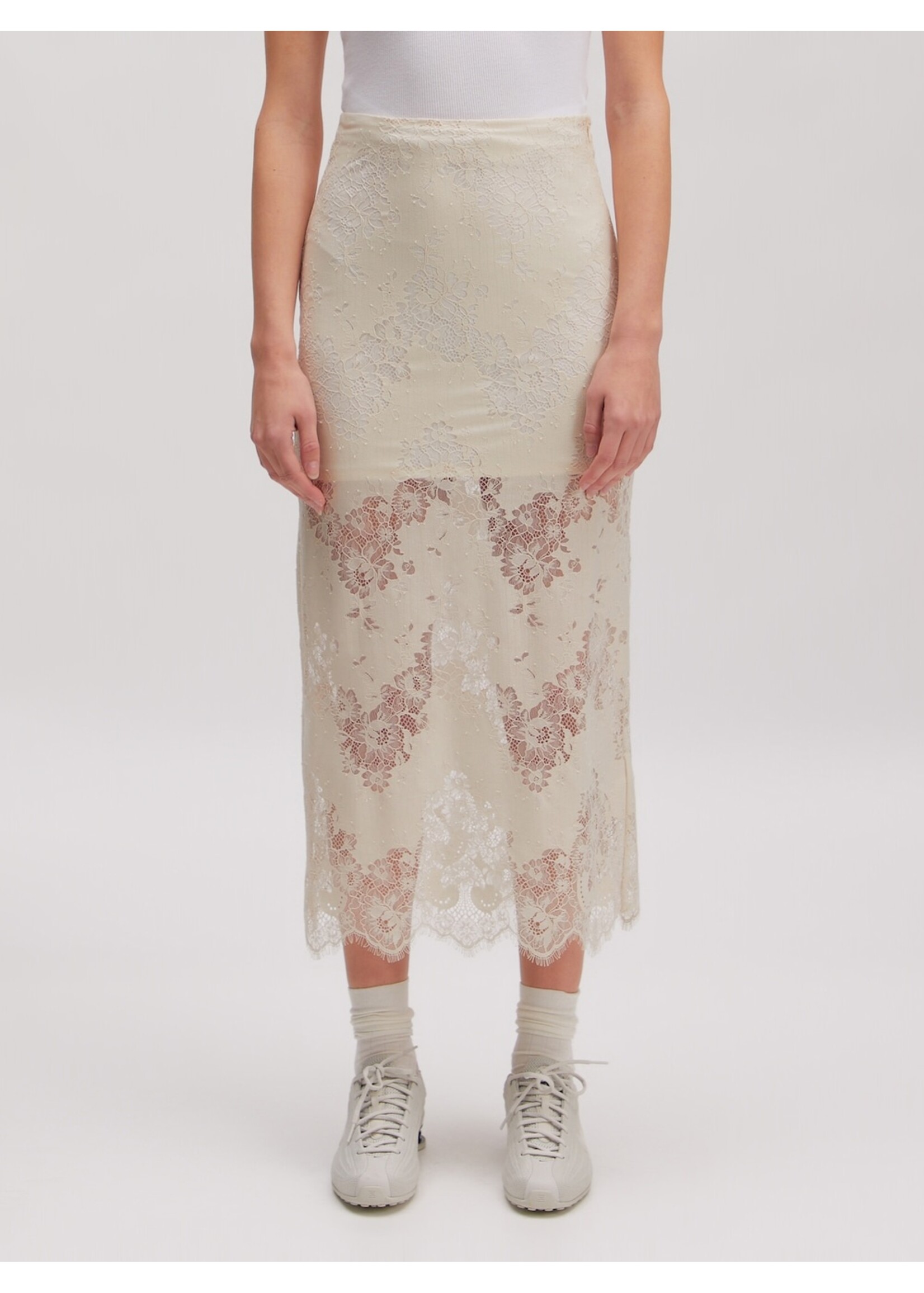 EDITED ED SHARON SKIRT ALMOND MILK