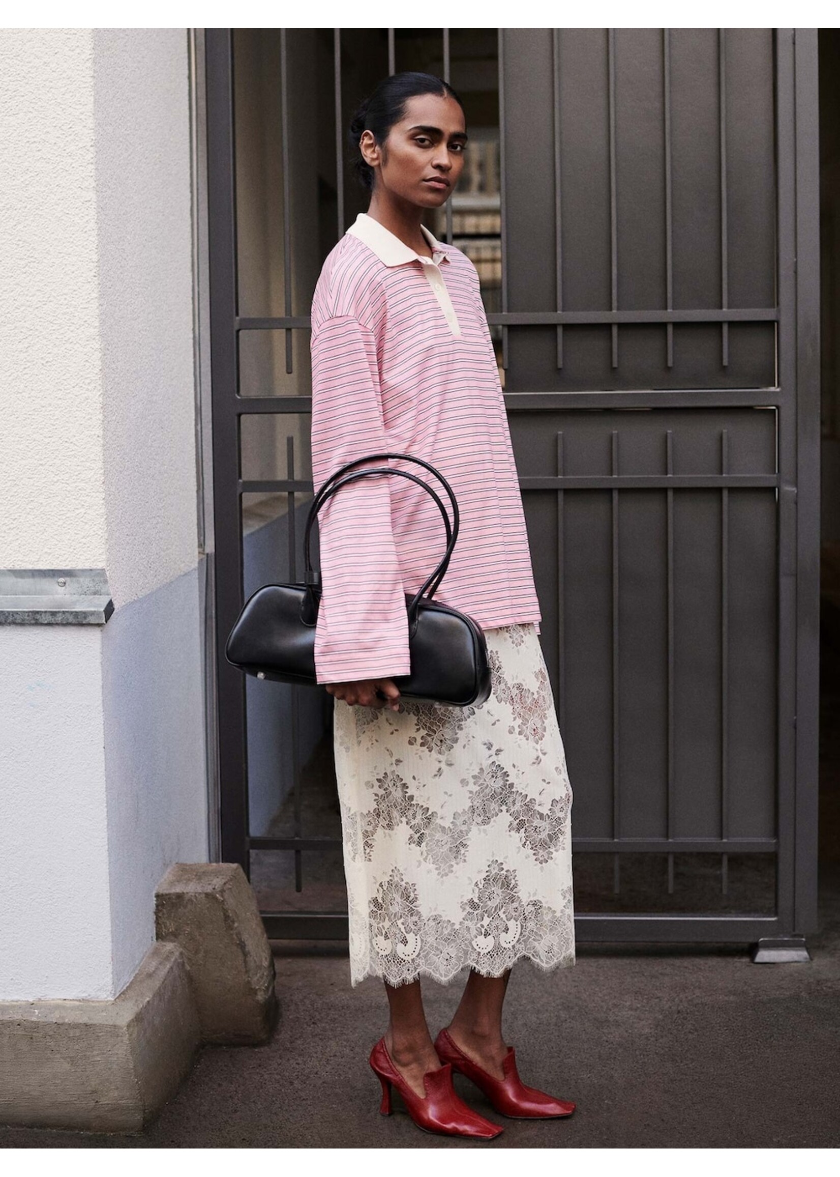 EDITED ED SHARON SKIRT ALMOND MILK