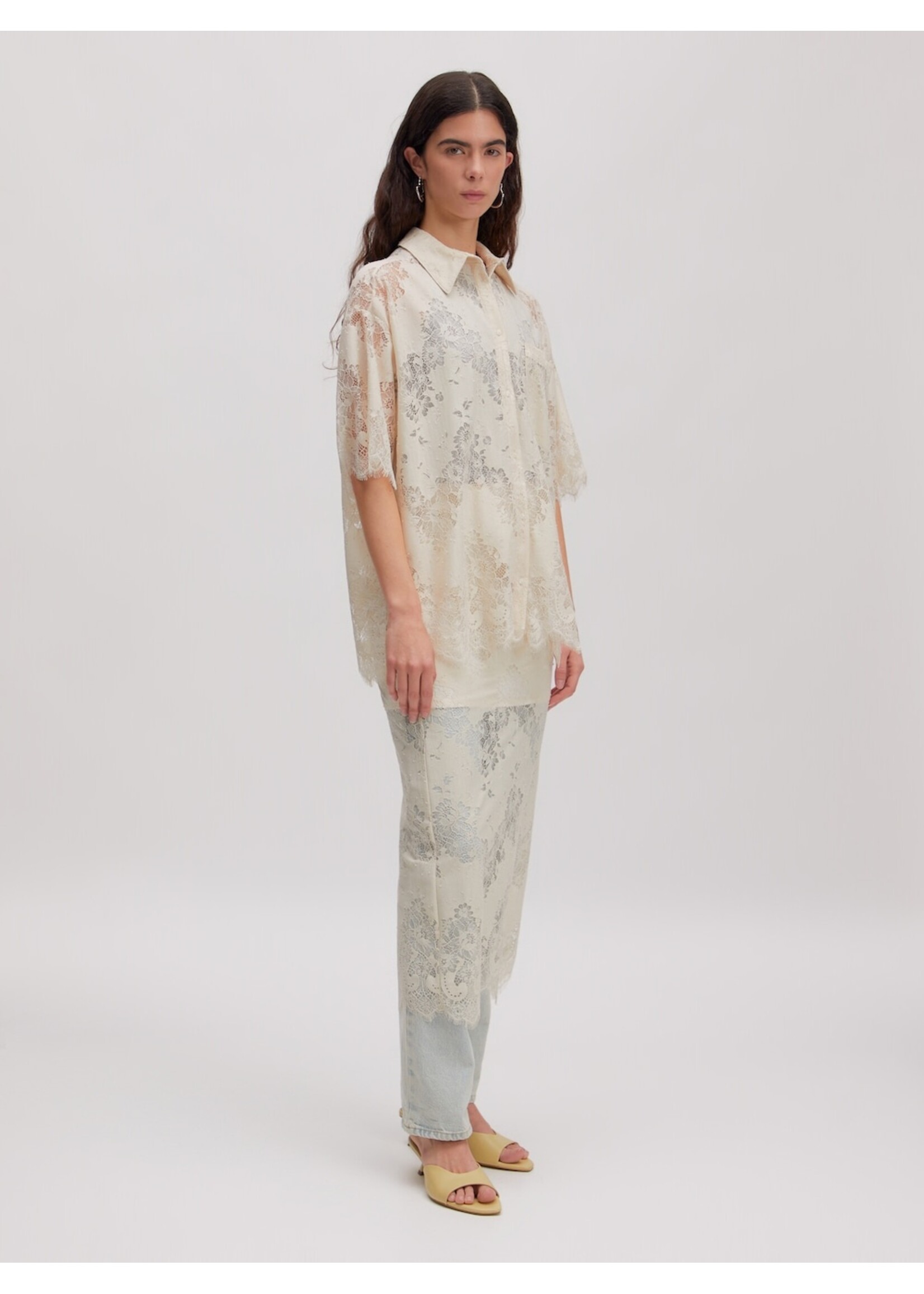 EDITED ED BELLA SHIRT SS ALMOND MILK