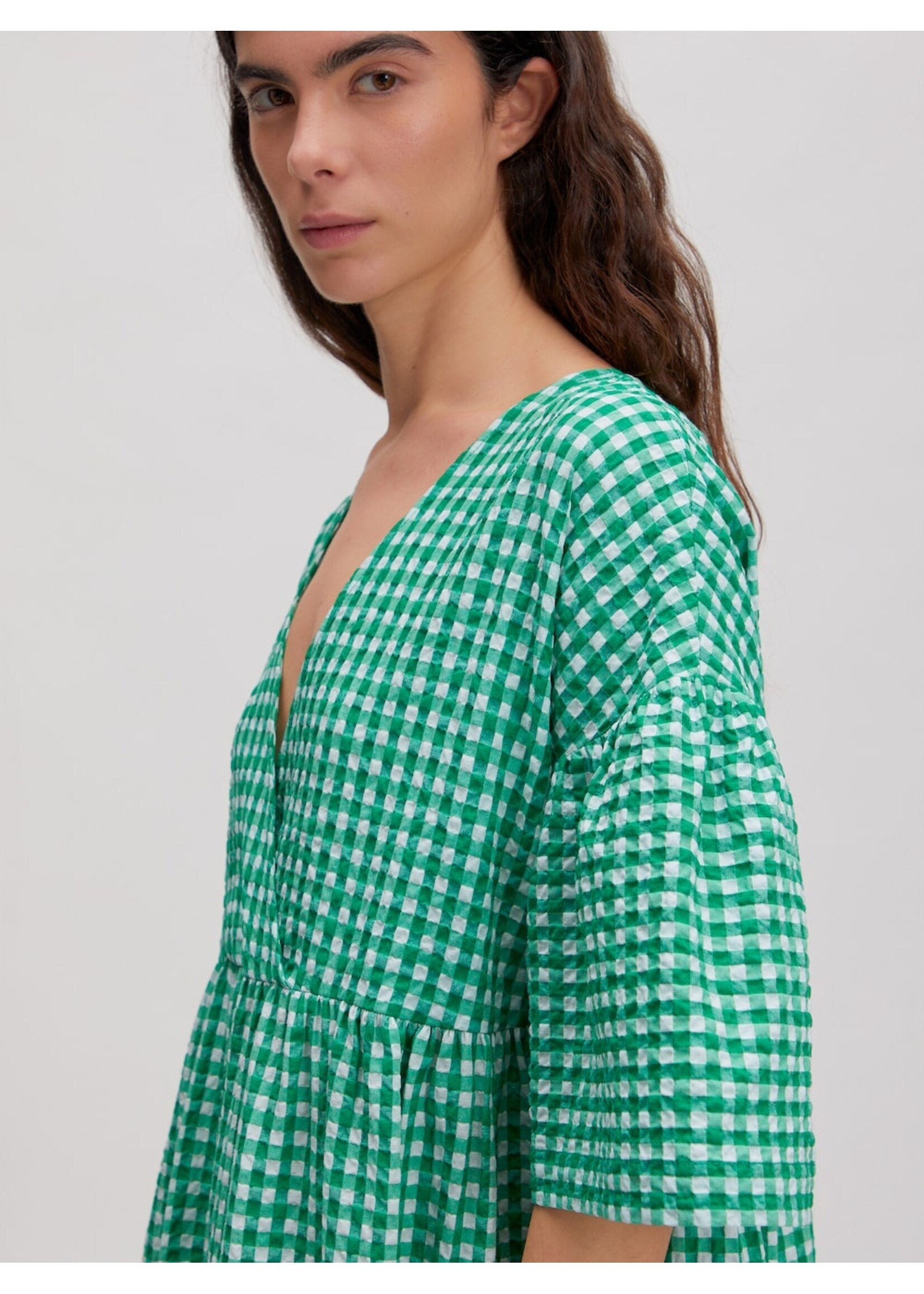 EDITED ED ELOY DRESS SS EGRET + JELLY BEAN