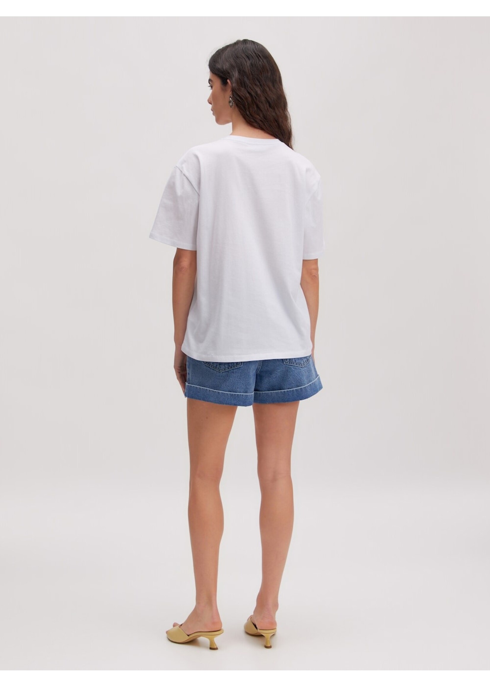 EDITED ED MILLY T-SHIRT SS  WHITE/PRINT VASE