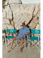 BY-BAR BB MARA POPLIN SS BLOUSE REGATTA BLUE