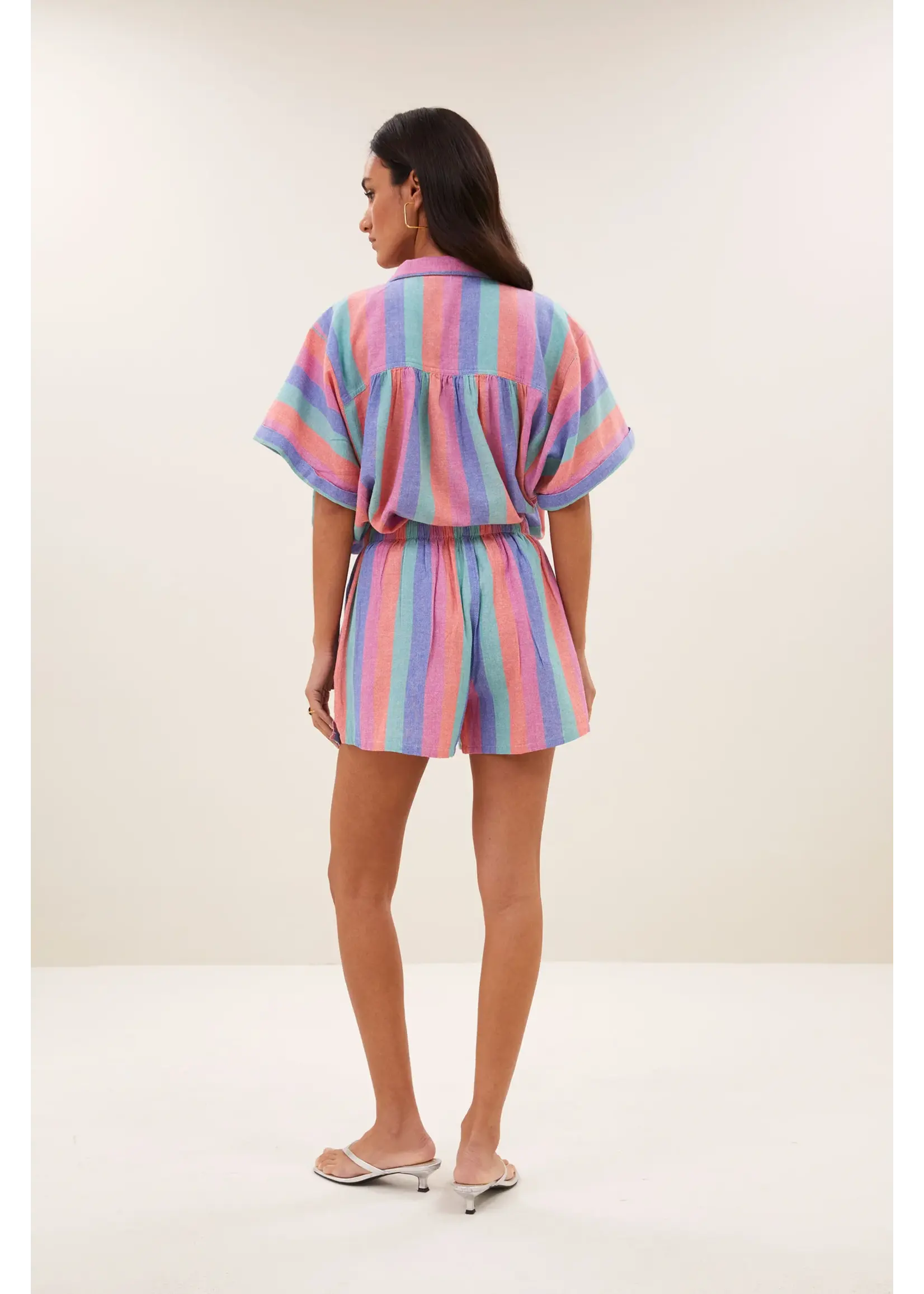 BY-BAR BB ISA SHORTS RAINBOW STRIPE